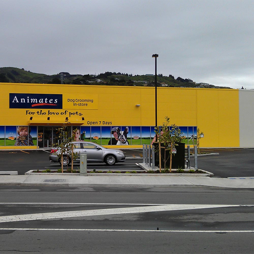 Homestead Construction precast concrete panel supply Animates building Lower Hutt